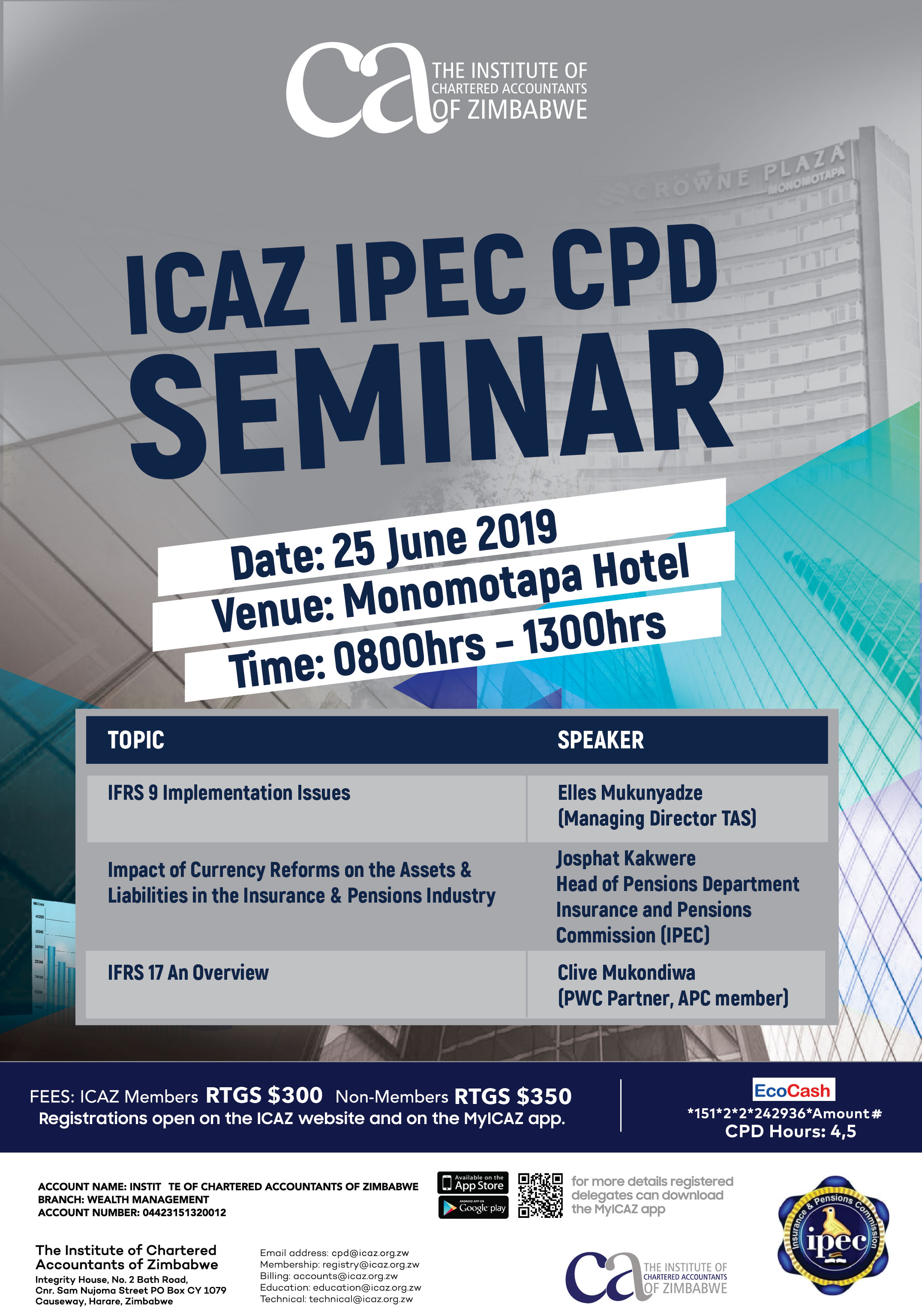 ICAZ IPEC Seminar